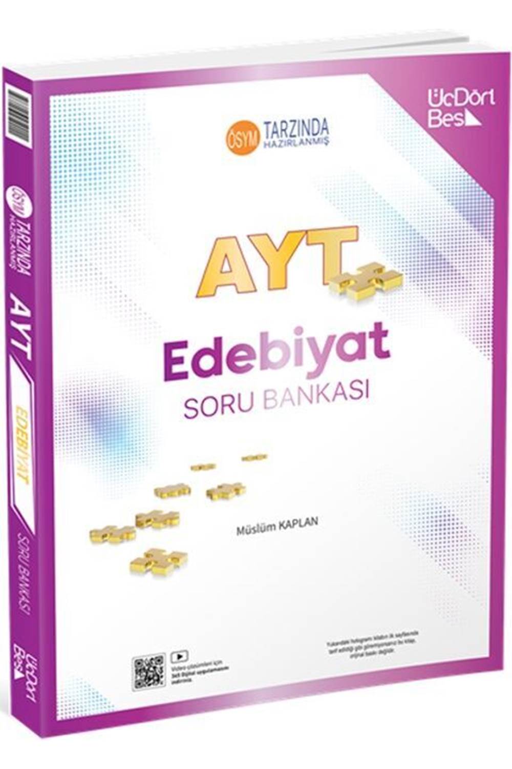 Üç Dört Beş Yayınları AYT Edebiyat Soru Bankası