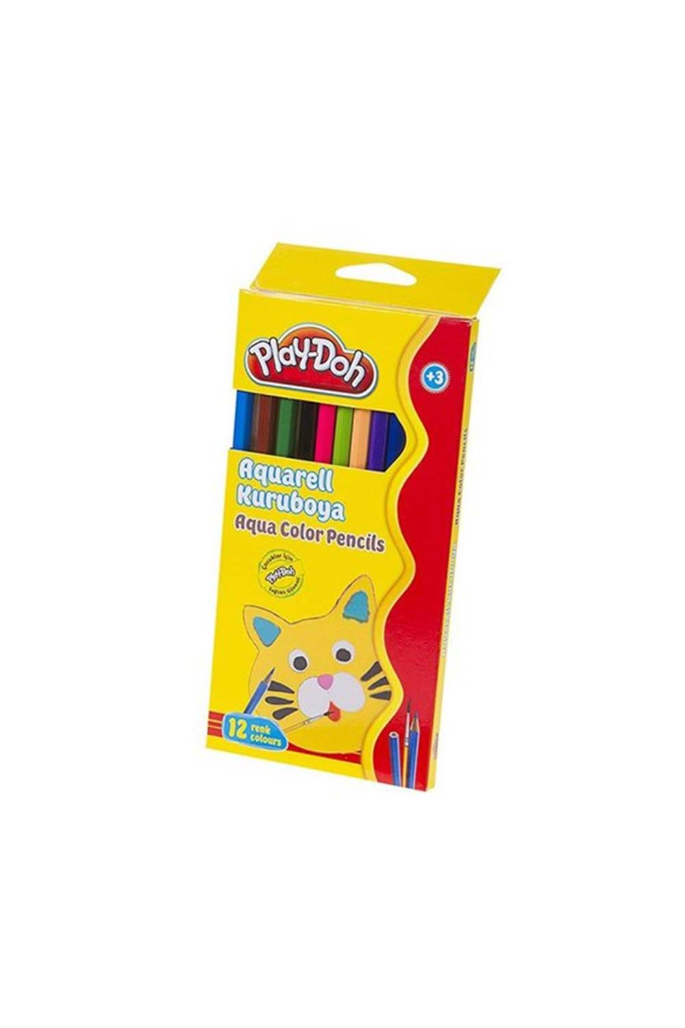 Play-Doh 12 Renk Aquarell Kuru-Sulu Boya