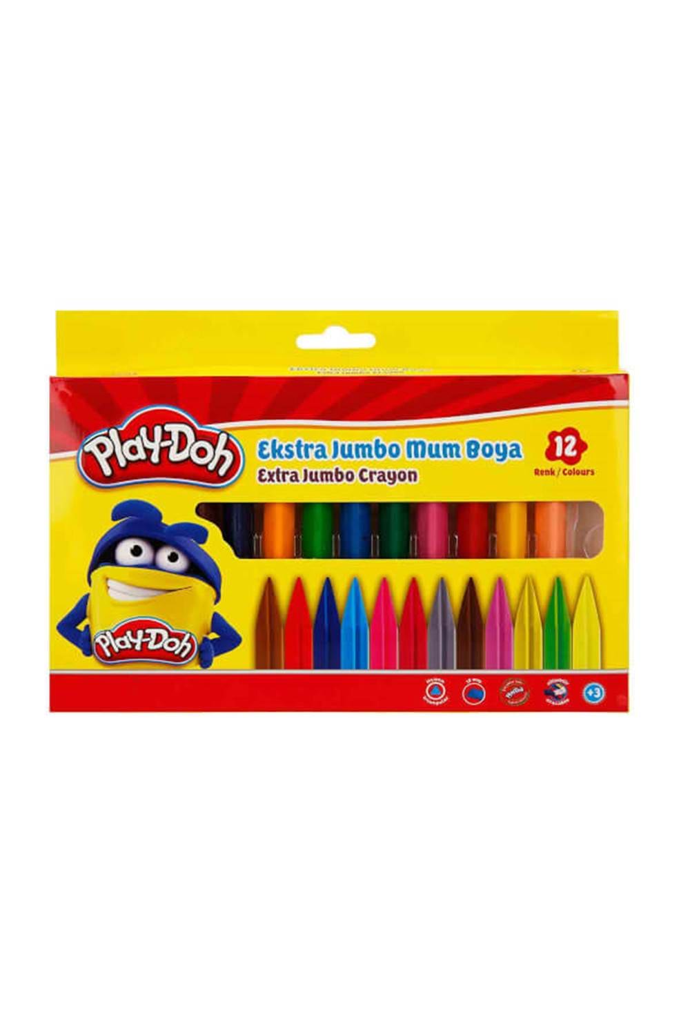 Play-Doh Crayon Extra Jumbo 12 Renk