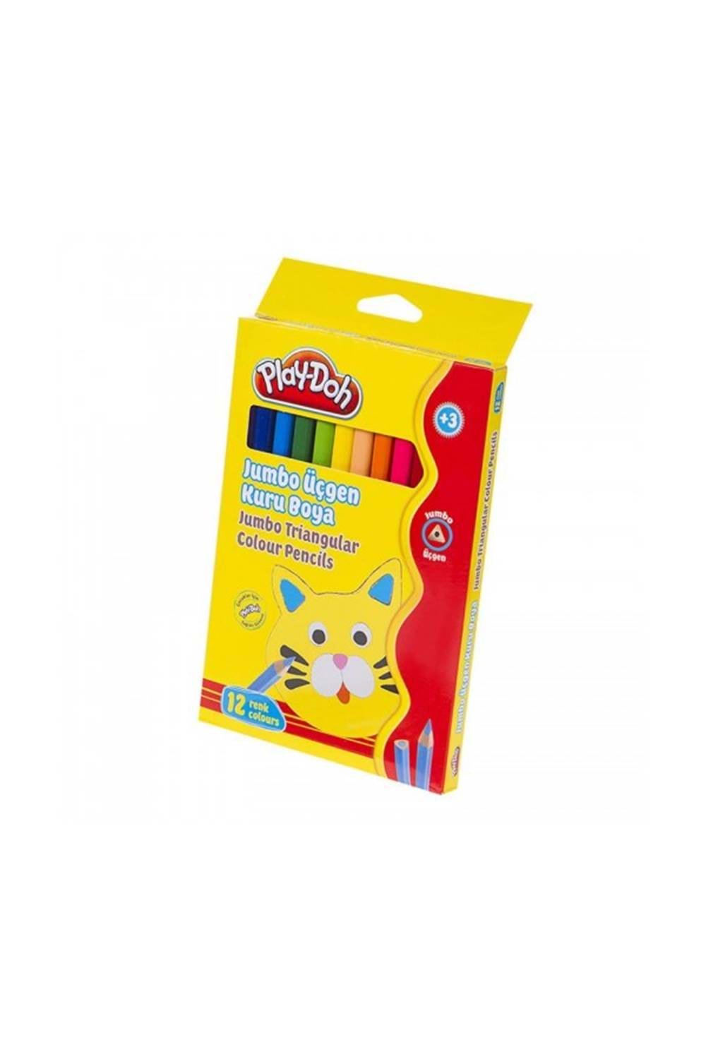 PLAY-DOH KURUBOYA JUMBO ÜÇGEN 12 RENK