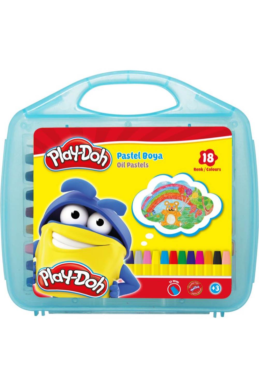 PLAY-DOH PASTEL BOYA ÇANTALI 18 RENK