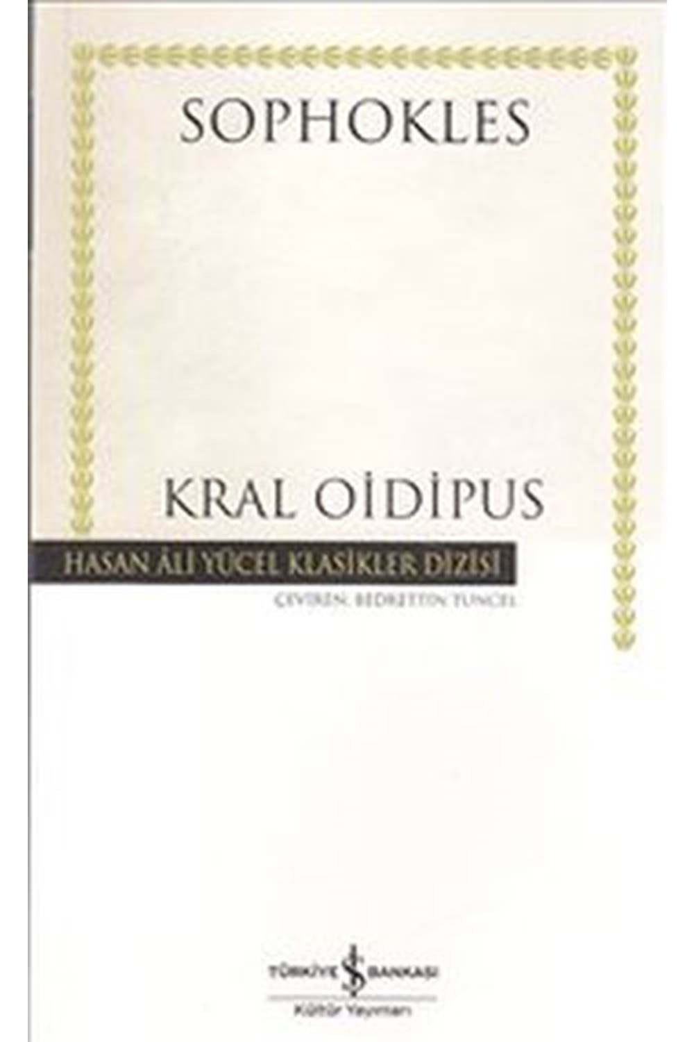 Kral Oidipus Hasan Ali Yücel Klasikleri Ciltli