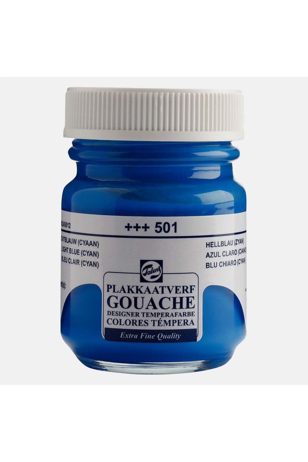 TALENS GOUACHE JAR 16ML LIGHT BLUE CYAN