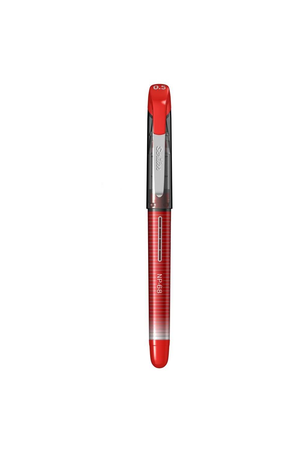 Scrikss NP 68 Needle Point Pen 05mm Kırmızı