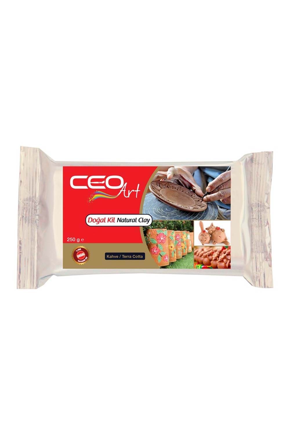 CEOART DOĞAL KİL KAHVERENGİ 250 GR.