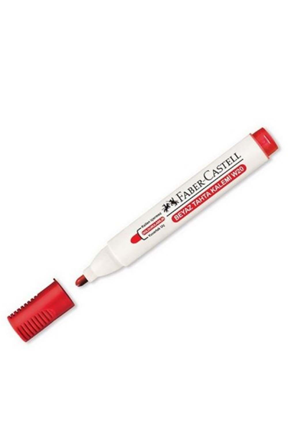 Faber-Castell Beyaz Tahta K. W20, Kırmızı