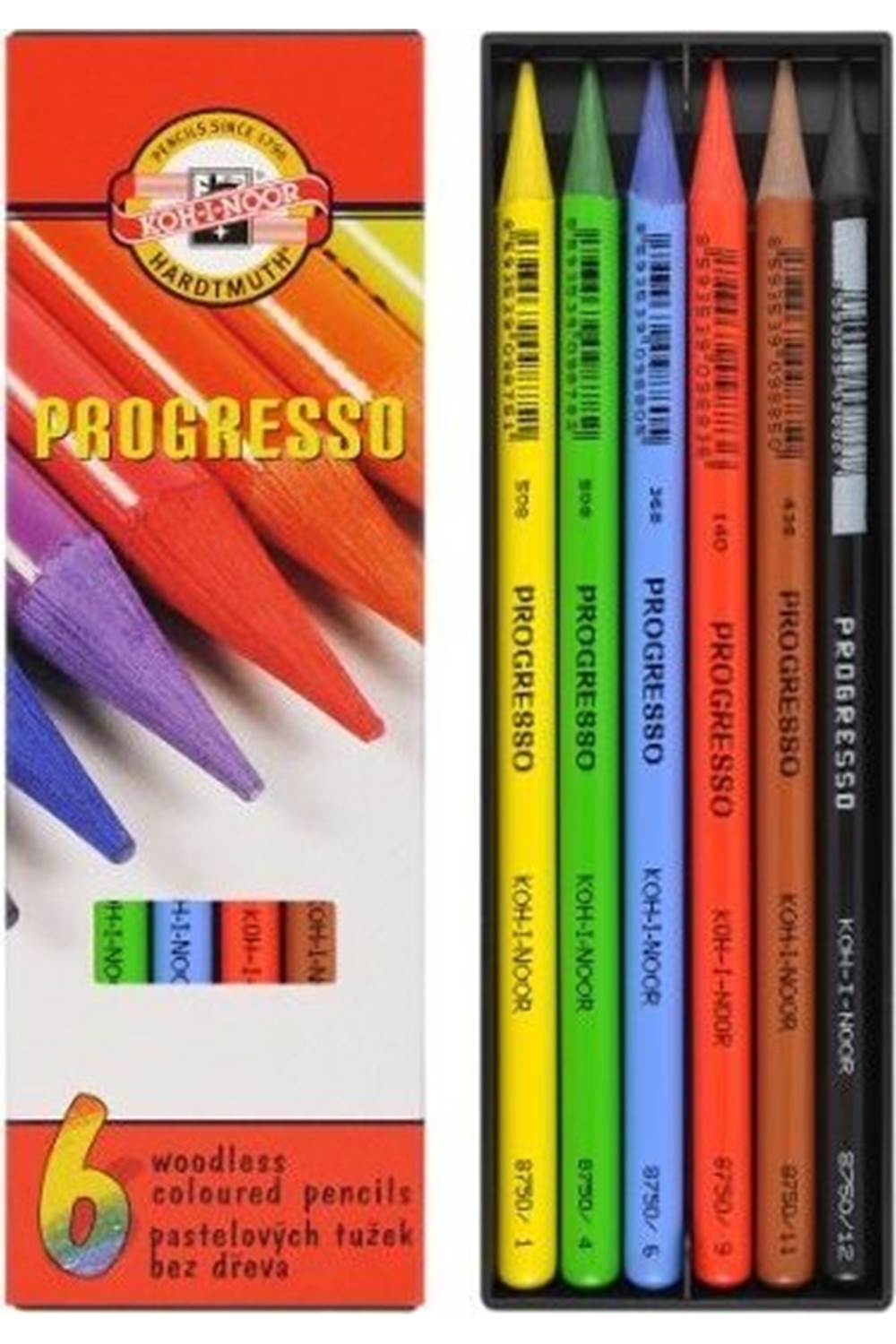 Kohinoor set of woodless coloured pencils 8755 6