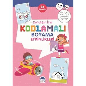 Kodlamalı Boyama Etkinlikleri - Pembe - 32 Sayfa