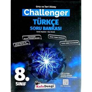 KafaDengi 8.Sınıf Challenger Türkçe Soru Bankası (Tümü Video Çözümlü)