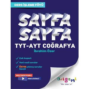 TAMMAT TYT - AYT COĞRAFYA SAYFA SAYFA DERS İŞLEME FÖYÜ - ORİGAMİ