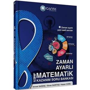 Çanta Yayınları 8. Sınıf Matematik Zaman Ayarlı Kazanım Soru Bankası