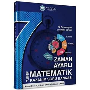 Çanta 7. Sınıf Matematik Zaman Ayarlı Kazanım Soru Bankası