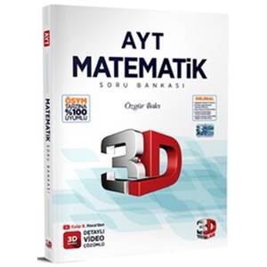 3D Yayınları AYT Matematik 3D Soru Bankası