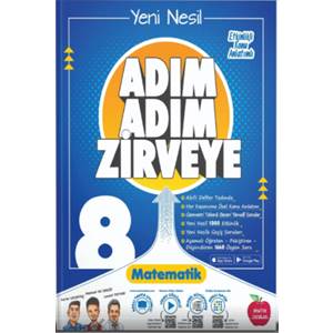 8.SINIF ADIM ADIM ETKİNLİKLİ KONU ANLATIMLI SORU BANKALARI --MATEMATİK