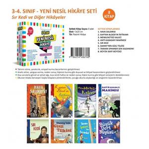 3.ve 4. Sınıf Yeni Nesil Hikaye Seti - Pembe