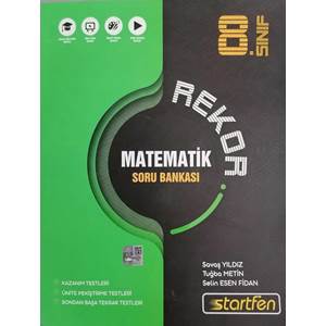 Startfen Yayınları 8. Sınıf Matematik Rekor Soru Bankası