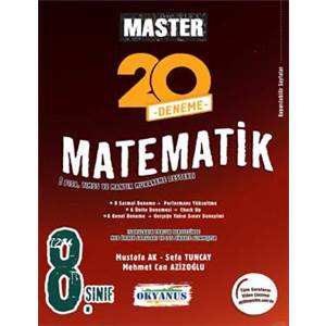 Okyanus 8. Sınıf Master 20 Matematik Denemesi