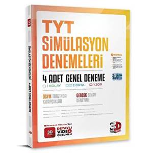 3D Yayınları TYT 4 lü Simülasyon Genel Deneme