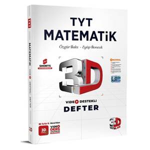 3D Yayınları Çözüm 3D TYT Matematik Video Defter Notu