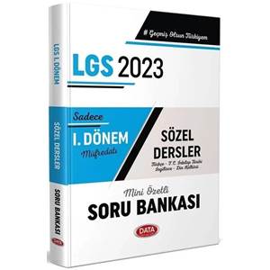 Data 8. Sınıf LGS 1. Dönem Sözel Soru Bankası