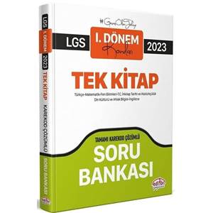 Editör LGS 1. Dönem Tüm Dersler Soru Bankası (Karekod Çözümlü)