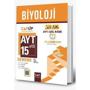 Çap Yayınları 2023 AYT Biyoloji 15 X 13 Up Deneme