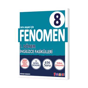 FENOMEN 8 İNGİLİZCE 1.DÖNEM FASİKÜLLERİ (3 FASİKÜL)