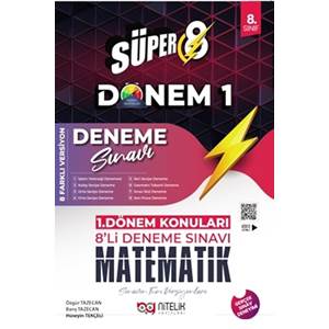 Nitelik 8.Sınıf 1.Dönem Süper Matematik 8'Li Deneme Sınavı