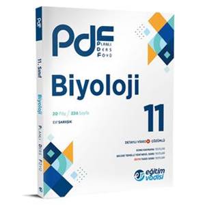 Eğitim Vadisi 11. Sınıf Biyoloji PDF Planlı Ders Föyü Konu Anlatımlı Eğitim Vadisi Yayınları