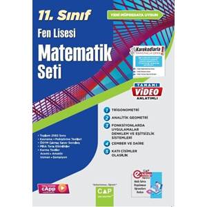 Çap 11. Sınıf Matematik Fen Lisesi Seti