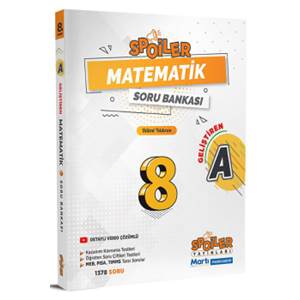 8.Sınıf Matematik Spoiler A Kitap Soru Bankası Spoiler Yayınları