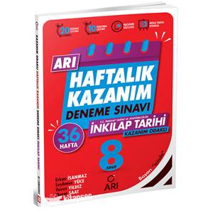 Arı 8. Sınıf T.C. İnkılap Tarihi ve Atatürkçülük Haftalık Kazanım Deneme