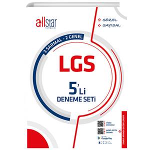 AllStar Yayınları 8. Sınıf LGS 5 Li Paket Deneme Sınavı