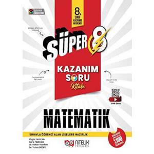 Nitelik 8.Sınıf Matematik Süper Kazanım Soru Kitabı