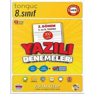 Tonguç Akademi 8. Sınıf Yazılı Denemeleri 2. Dönem 1 ve 2. Yazılı