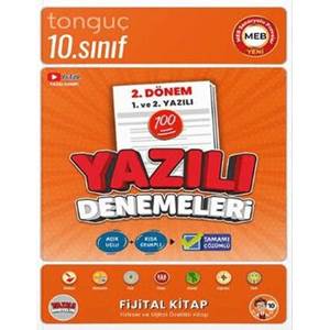 Tonguç Akademi 10. Sınıf Yazılı Denemeleri 2. Dönem 1 ve 2. Yazılı