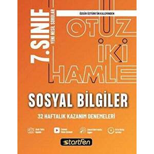 Startfen Yayınları 7. Sınıf Sosyal Bilgiler 32 Haftalık Kazanım DenemeleriKİ