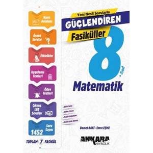 Ankara Yayıncılık 8. Sınıf Matematik Güçlendiren Fasiküller