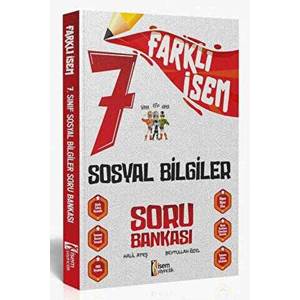 İSEM Yayıncılık Farklı İsem 7. Sınıf Sosyal Bilgiler Soru Bankası