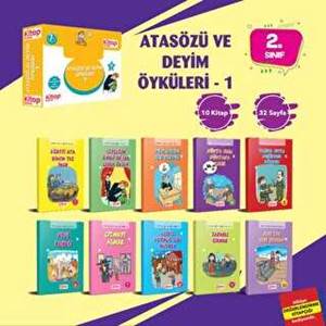 Atasözü ve Deyim Öyküleri -1 10 Kitap + Değerlendirme Testi