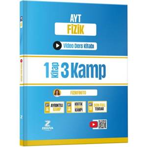 Zeduva Yayınları Fizikfinito AYT Fizik 1 Kitap 3 Kamp Video Ders Kitabı