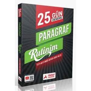 Paraf Akademi TYT 25 Günde Rutin Paragraf Branş Denemeleri