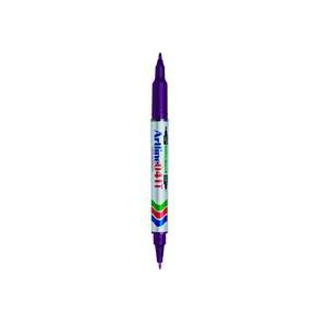 Artline 041T Twin Marker İki Uçlu Permanent Markör Uçlar:0,4-1,0mm Mor