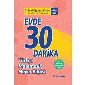 2.SINIF EVDE 30 DAKİKA ÖĞRENCİ KİTABI