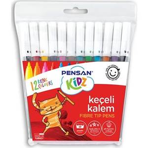 PENSAN KİDZ KEÇELİ BOYA KALEMİ 12 RENK