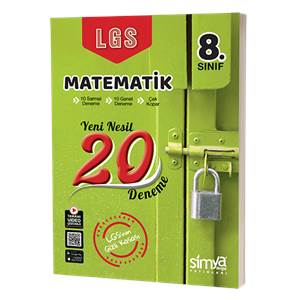 8. Sınıf Matematik Branş Deneme Sınavı Simya Yayınları