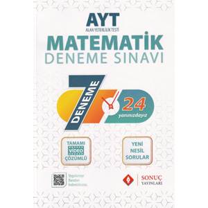 AYT Matematik Özel 7 Deneme Sonuç Yayınları