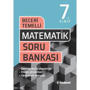 7. Sınıf Matematik Beceri Temelli Soru Bankası Tudem Yayınları