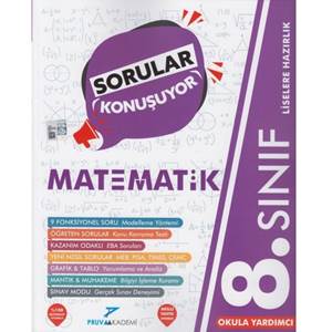 Pruva Akademi 8. Sınıf Matematik Sorular Konuşuyor Soru Bankası