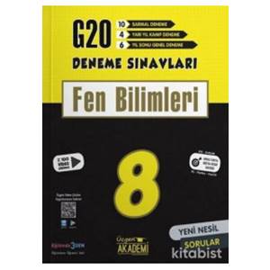 ÜÇGEN 8. Sınıf FEN BİLİMLERİ - 20'li Deneme Sınavları